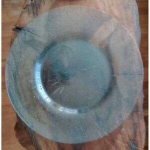 One Recycled Green Bubbly Glass 13” Charger Dinner  Replacement Serving Dish